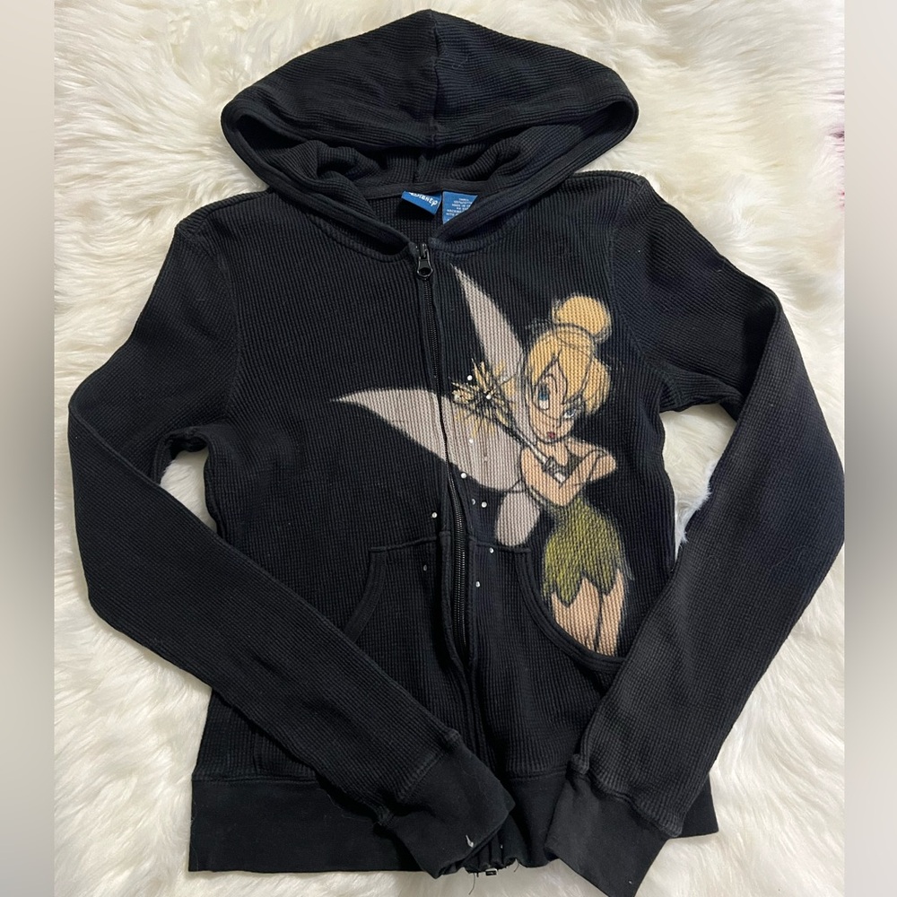 Disney Black Tinker Bell Kids Jacket